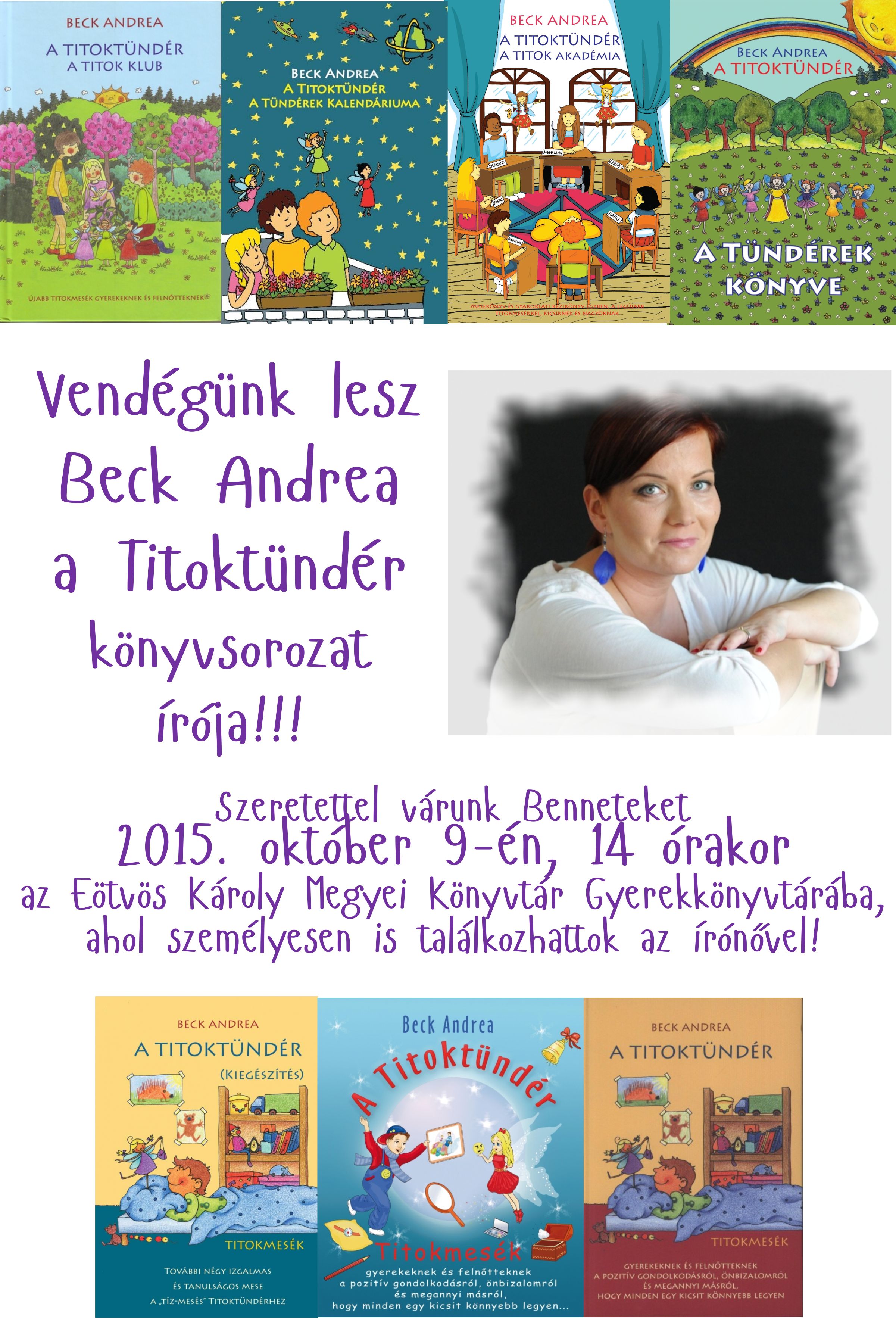 beck andrea - titoktündér - plakát